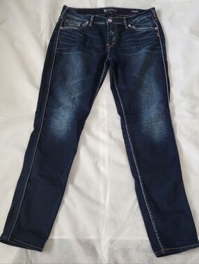 Silver Jeans Aiko High Skinny Jeans Size 32x31